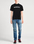 BURBERRY LOGO COTTON T-SHIRTS - BLACK